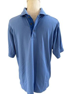 Bollé Mens Blue Performance Polo Shirt M